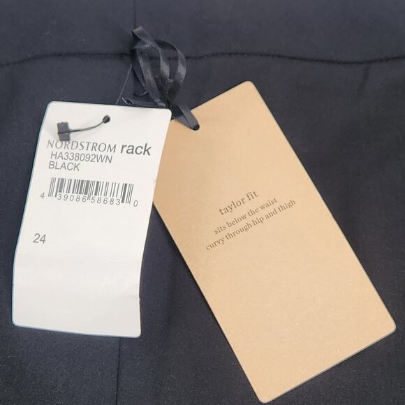 Halogen Taylor Fit Dress Pants Trouser Womens Plus Size 24 Black Classic Luxe - Picture 7 of 10